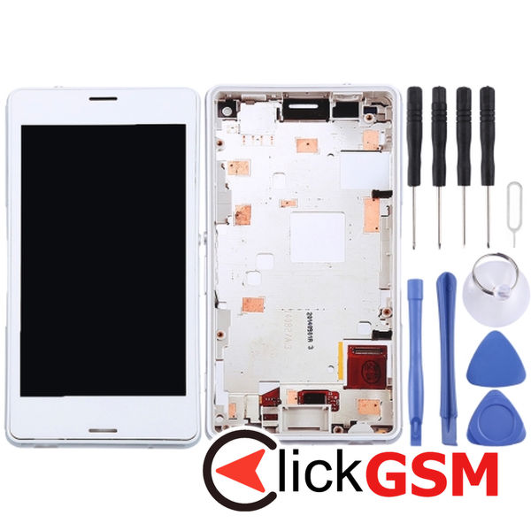 Piesa Piesa Display Cu Touchscreen Si Rama White Sony Xperia Z3 Compact 212x