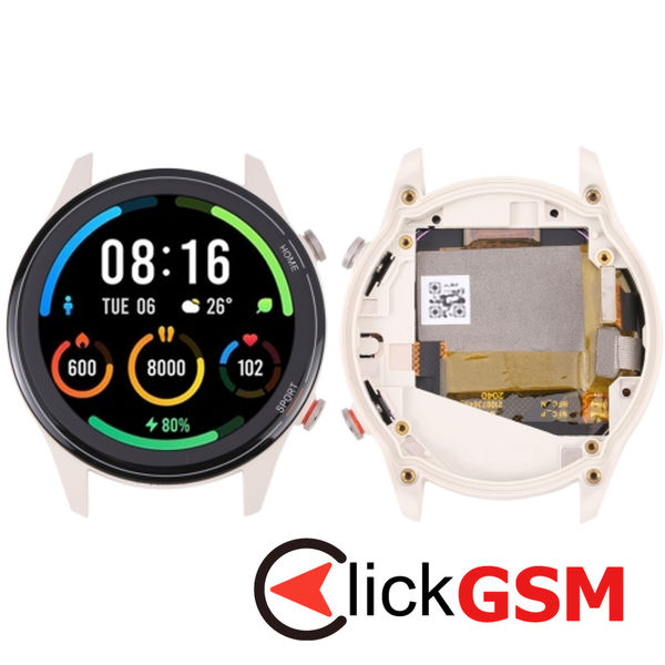 Piesa Piesa Display Cu Touchscreen Si Rama White Xiaomi Watch 2uri