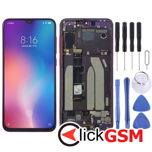 Piesa Display Cu Touchscreen Si Rama Xiaomi Mi 9 Se 25zb