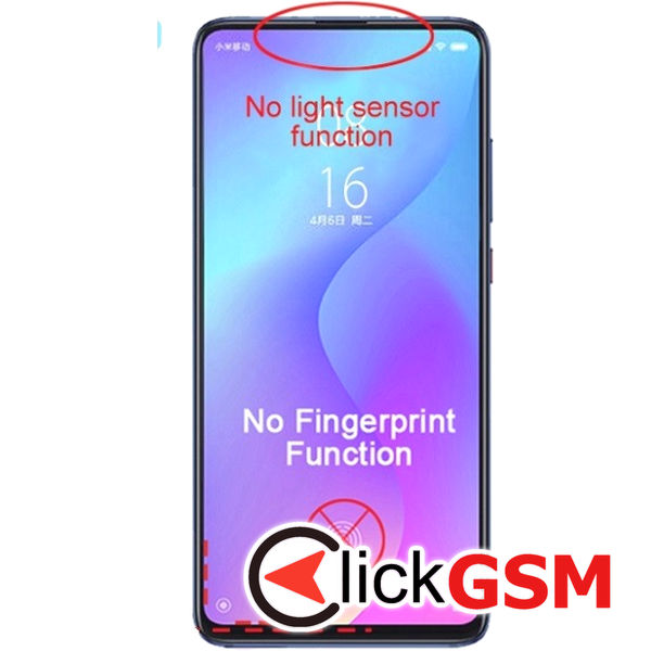 Piesa Display Cu Touchscreen Si Rama Xiaomi Mi 9t Pro 47dy