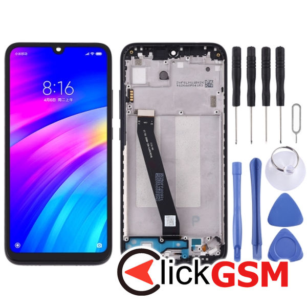 Piesa Display Cu Touchscreen Si Rama Xiaomi Redmi 7 25iw