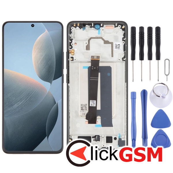 Piesa Display Cu Touchscreen Si Rama Xiaomi Redmi K70e 4p6b