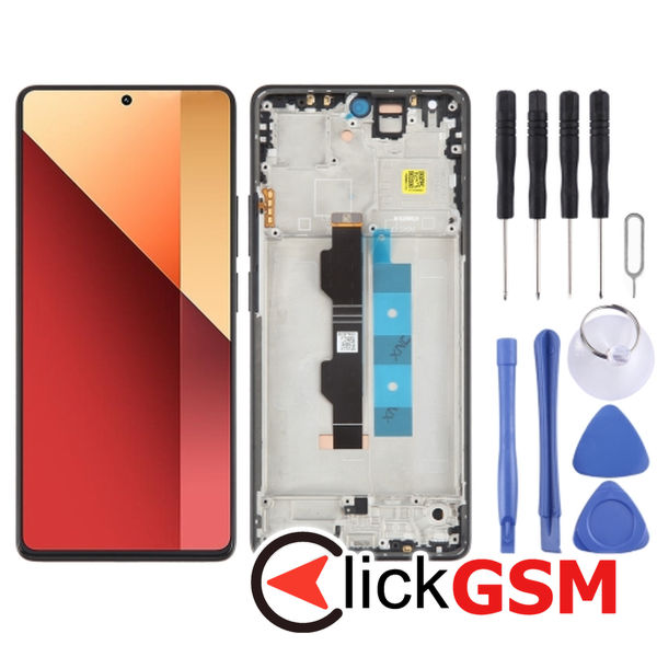 Piesa Display Cu Touchscreen Si Rama Xiaomi Redmi Note 13 Pro 4g 43de