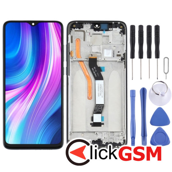 Piesa Display Cu Touchscreen Si Rama Xiaomi Redmi Note 8 Pro 25ig