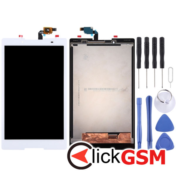 Piesa Display Cu Touchscreen White Lenovo Tab3 8 243c