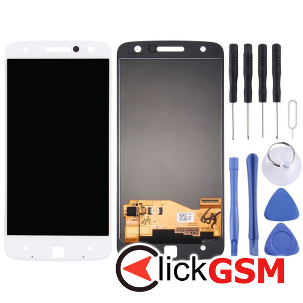 Piesa Piesa Display Cu Touchscreen White Motorola Moto Z 4nos