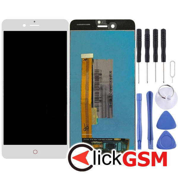 Piesa Display Cu Touchscreen White Nubia Z11 Minis 1y41