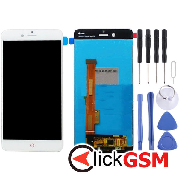 Piesa Display Cu Touchscreen White Nubia Z17 Mini 1ycq