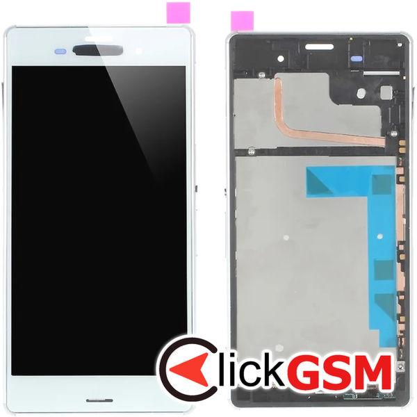 Piesa Display Cu Touchscreen White Sony Xperia Z3 3pnu