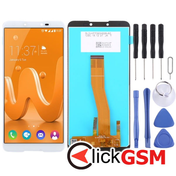 Piesa Piesa Display Cu Touchscreen White Wiko Y70 225s