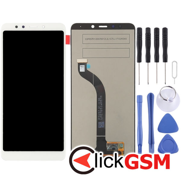 Piesa Display Cu Touchscreen White Xiaomi Redmi 5 25l6