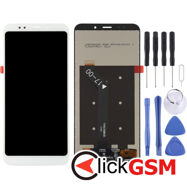 Piesa Display Cu Touchscreen White Xiaomi Redmi 5 Plus 25l9