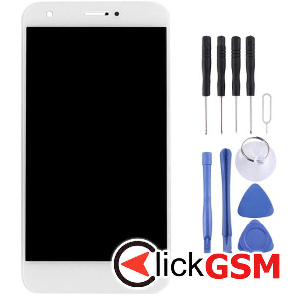 Piesa Display Cu Touchscreen White Zte Blade A512 1yd5