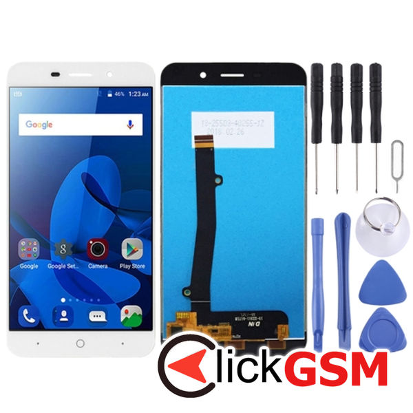 Piesa Display Cu Touchscreen White Zte Blade A602 1ybl