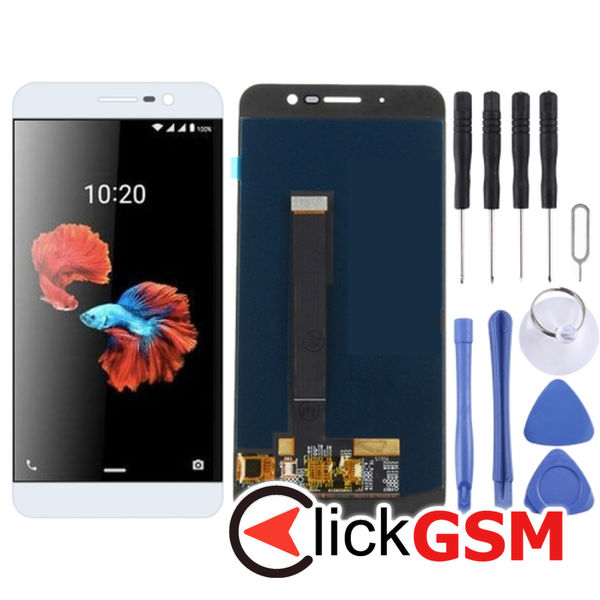 Piesa Piesa Display Cu Touchscreen White Zte Blade A910 4pae