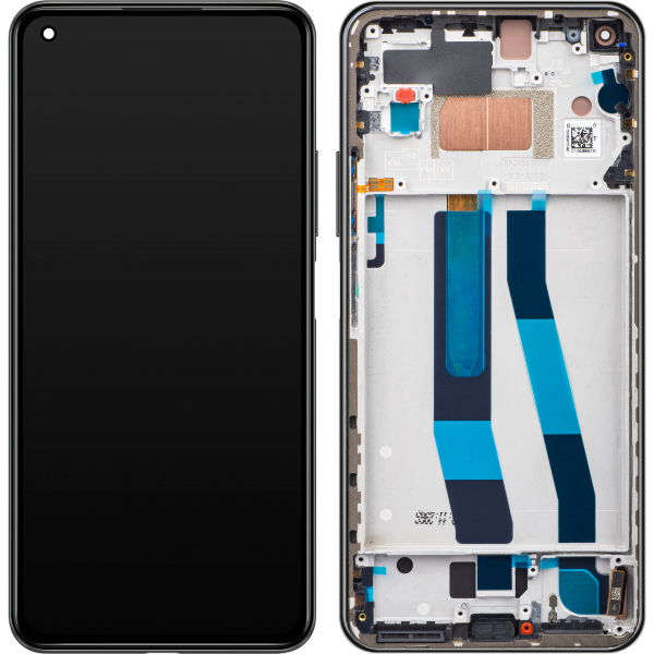 Xiaomi 11 Lite 5G Ne · Display cu Touchscreen Xiaomi 11 Lite 5G NE, cu Rama, Negru (Truffle Black), (provine din dezmembrari) 5600030K9D00