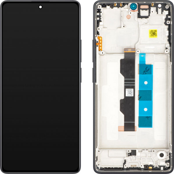 Xiaomi Redmi Note 13 Pro · Display cu Touchscreen Xiaomi Redmi Note 13 Pro 4G, cu Rama, Negru (Midnight Black), (provine din dezmembrari) 56000300N600