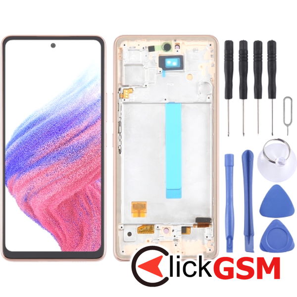 Piesa Display Gold Samsung Galaxy A53 5g 4o3w