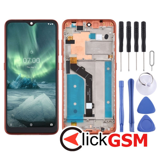 Piesa Display Orange Nokia 7.2 4nql