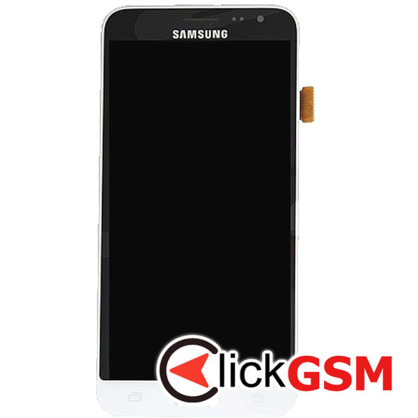 Piesa Display Original Alb Samsung Galaxy J3 2016 4plw