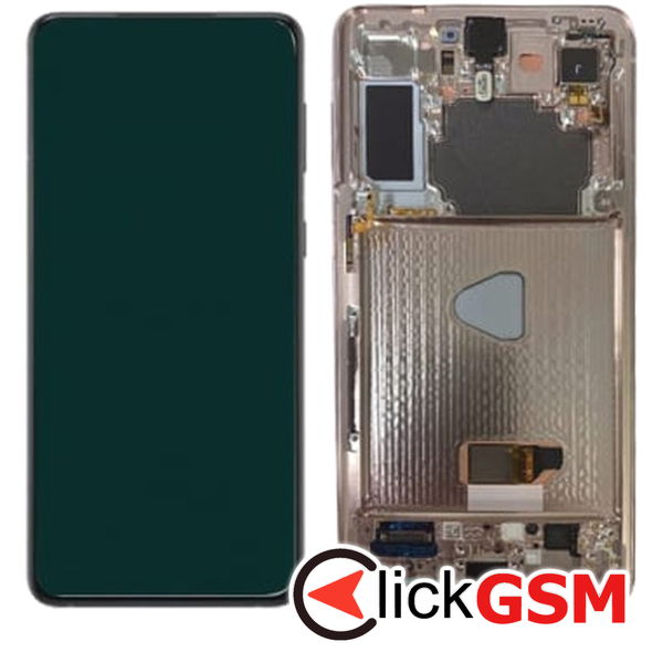 Piesa Display Original Alb Samsung Galaxy S21 Fe Agz