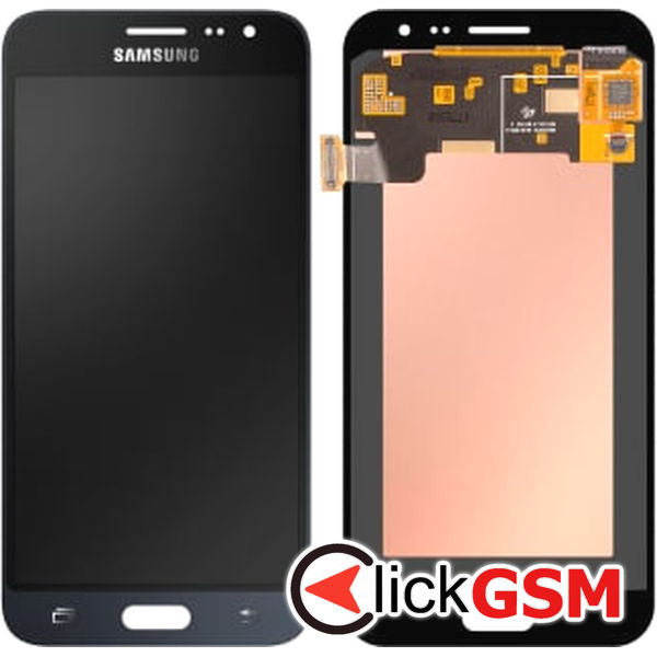 Piesa Display Original Cu Touchscreen Negru Samsung Galaxy J3 2016 2del