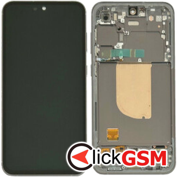 Piesa Display Original Cu Touchscreen Negru Samsung Galaxy S23 Fe O91