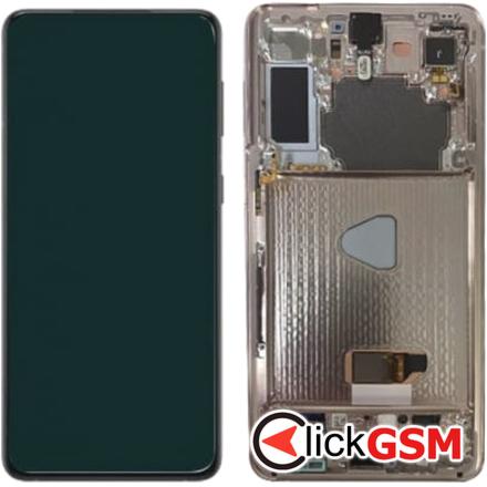 Display Original cu TouchScreen Gri Samsung Galaxy S21 5G 2dob