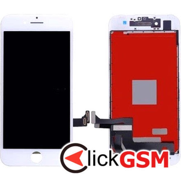 Display Original cu TouchScreen, Rama Alb Apple iPhone 7 1tcg