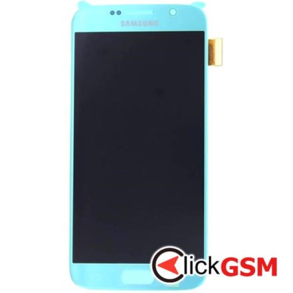 Display Original cu TouchScreen, Rama Samsung Galaxy S6 nv