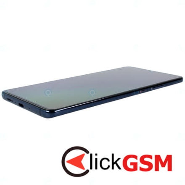 Piesa Piesa Display Original Cu Touchscreen Rama Si Baterie Albastru Huawei Mate 20 X T74