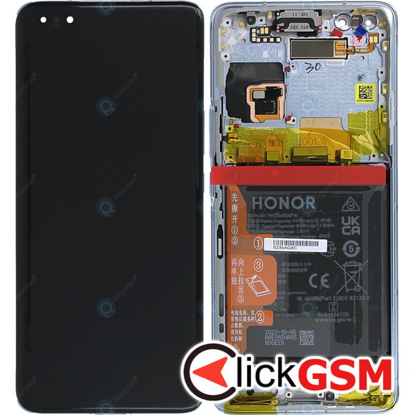 Piesa Display Original Cu Touchscreen Rama Si Baterie Honor Magic4 Pro 2ovl