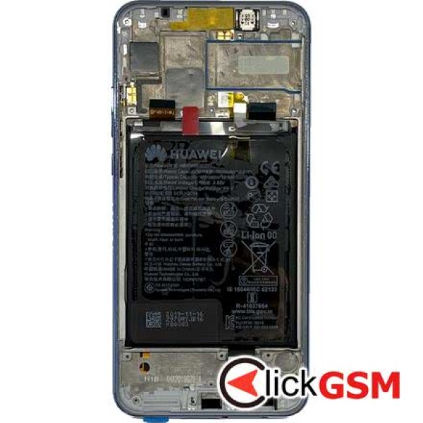 Piesa Display Original Cu Touchscreen Rama Si Baterie Huawei Y9 2019 Af