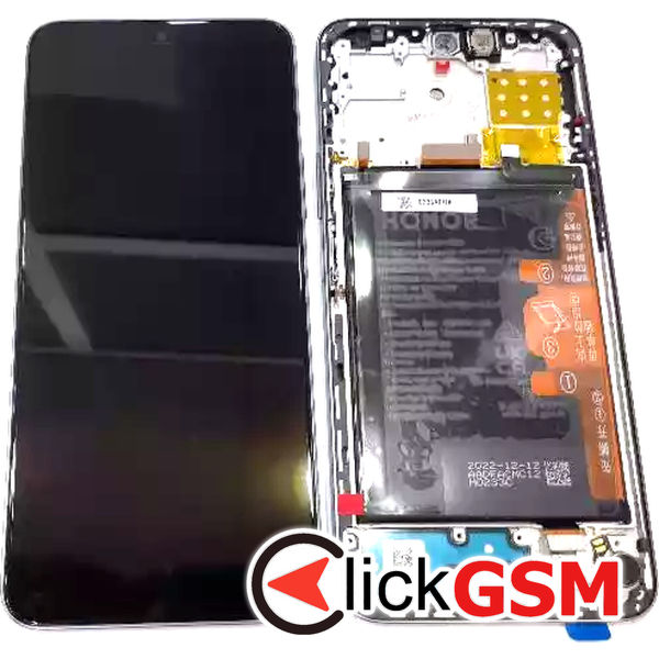 Piesa Display Original Cu Touchscreen Rama Si Baterie Negru Honor X8a 3ar4