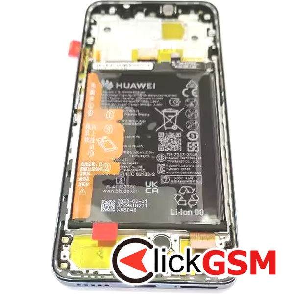 Piesa Display Original Cu Touchscreen Rama Si Baterie Negru Huawei Nova Y90 N7x