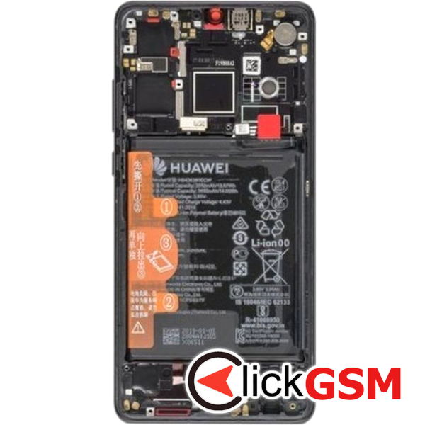 Piesa Display Original Cu Touchscreen Rama Si Baterie Negru Huawei P30 41bp