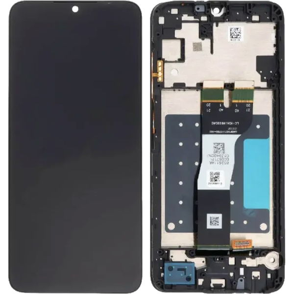 Samsung Galaxy A05s · Ecran Display SAMSUNG A05s / A057 cu Modul de Incarcare si Acumulator Service Pack - NEGRU