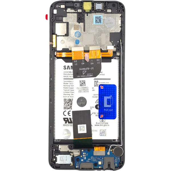 Samsung Galaxy A05s · Display cu rama Samsung Galaxy A05s (A057) + acumulator + modul incarcare (Original Service Pack)