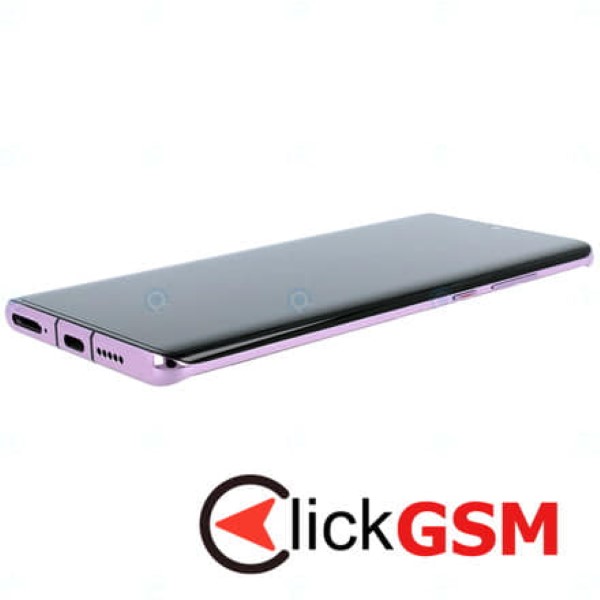 Piesa Display Original Cu Touchscreen Rama Si Baterie Violet Huawei P30 Pro Wtl