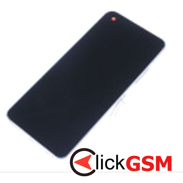 Piesa Display Original Cu Touchscreen Si Rama Alb Asus Zenfone 9 Jxt