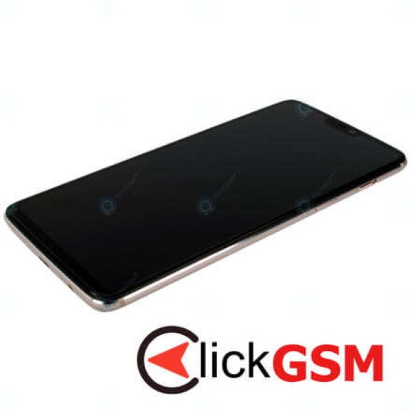 Piesa Piesa Display Original Cu Touchscreen Si Rama Alb Oneplus 6 15jo