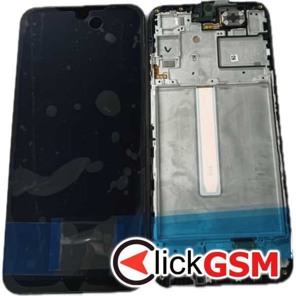 Piesa Display Original Cu Touchscreen Si Rama Alb Samsung Galaxy A25 34zm