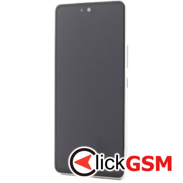 Piesa Display Original Cu Touchscreen Si Rama Alb Samsung Galaxy A53 5g 1dph