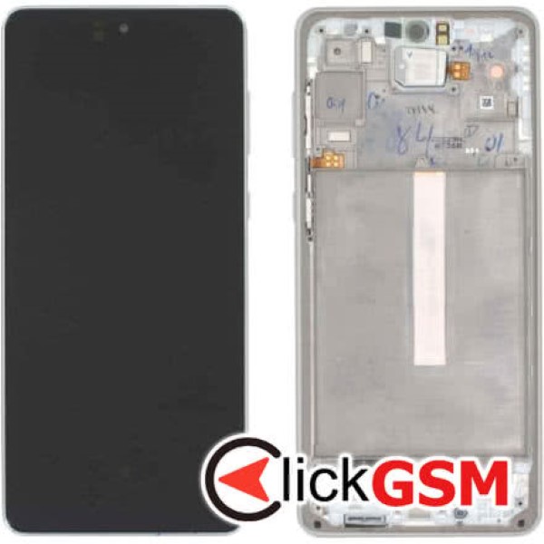 Piesa Display Original Cu Touchscreen Si Rama Alb Samsung Galaxy A73 5g 3507