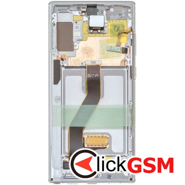 Piesa Display Original Cu Touchscreen Si Rama Alb Samsung Galaxy Note10.plus 40ny