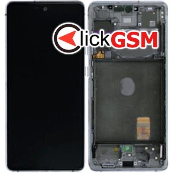 Piesa Piesa Display Original Cu Touchscreen Si Rama Alb Samsung Galaxy S20 Fe 1cmr