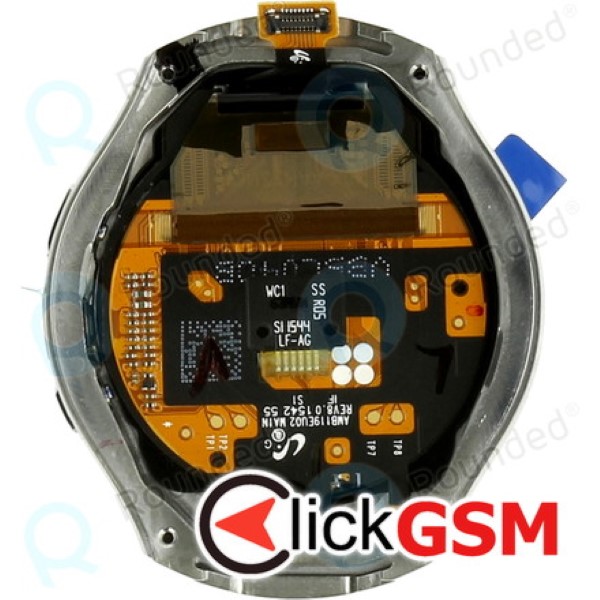 Piesa Display Original Cu Touchscreen Si Rama Alb Samsung Galaxy Watch S2 W1n