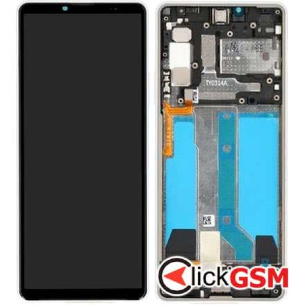 Piesa Piesa Display Original Cu Touchscreen Si Rama Alb Sony Xperia 10 Iv 2g4o