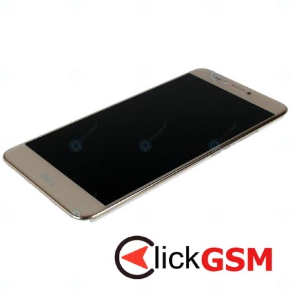 Piesa Display Original Cu Touchscreen Si Rama Alb Wiko U Pulse 1bqu