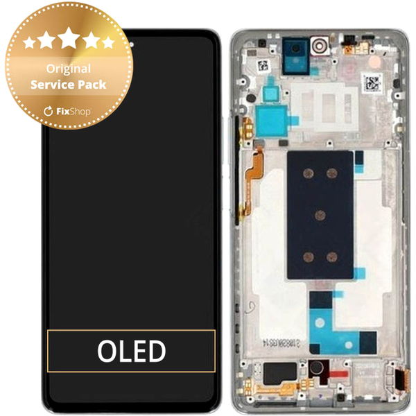 Xiaomi 11T Pro · Xiaomi 11T Pro - Ecran LCD + Sticla Tactila + Rama (Moonlight White, Celestial Blue) - 5600040K3S00, 56000D0K3S00 Genuine Service Pack